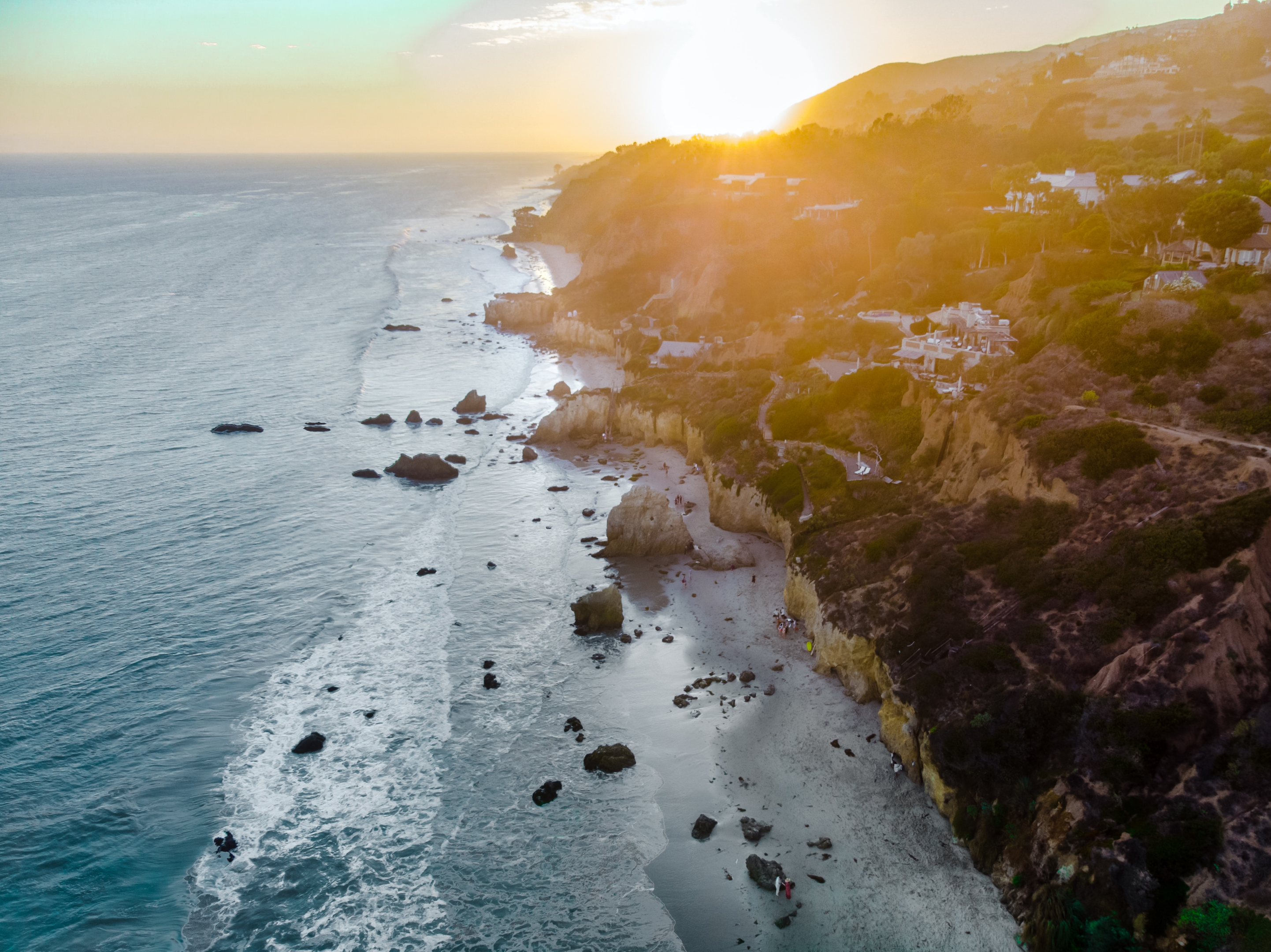 Golden hour moment at El Matador Beach in Malibu, CA. Photo by Brendan Stephens