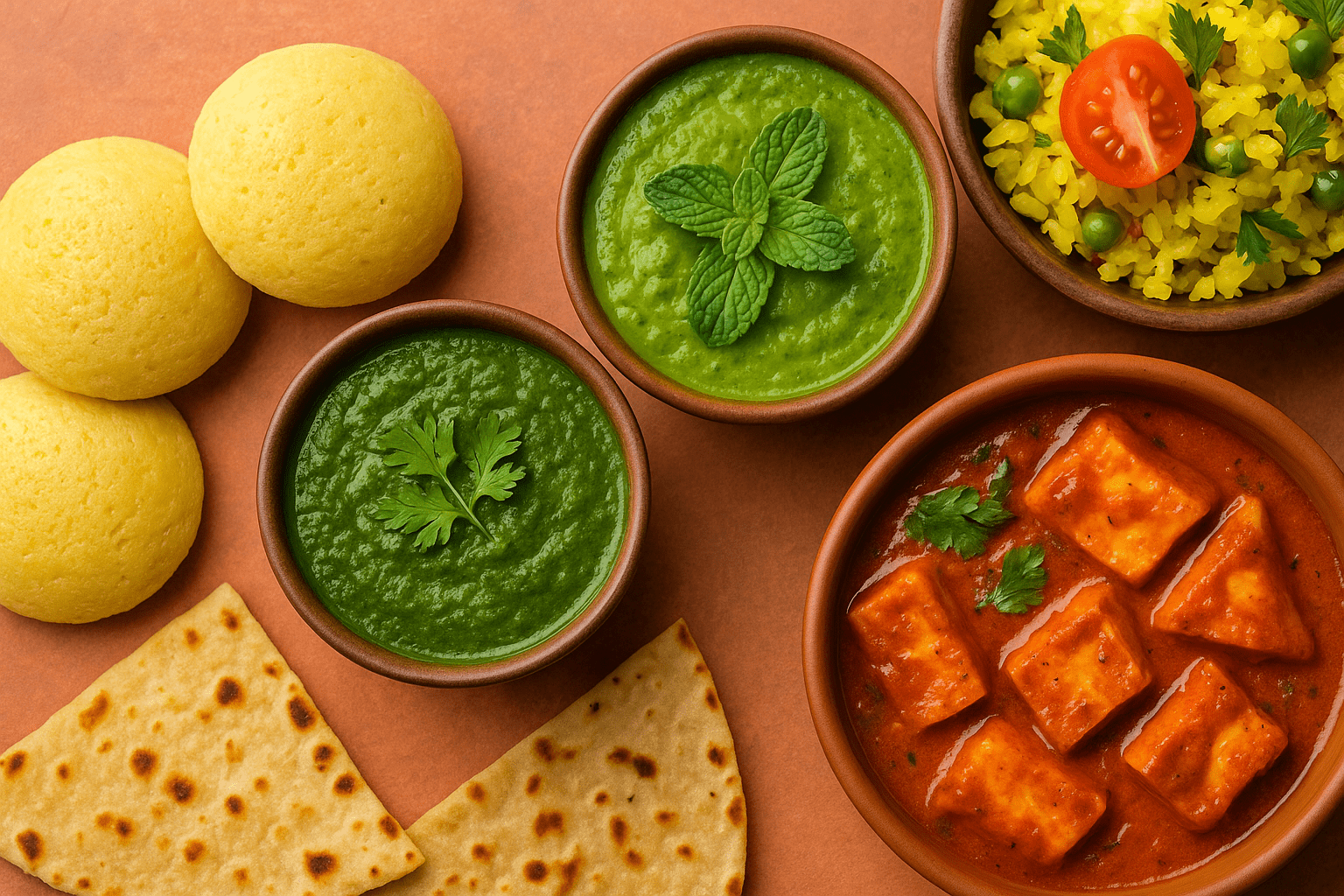 How can chutneys like mint chutney and green chutney enhance meals?
