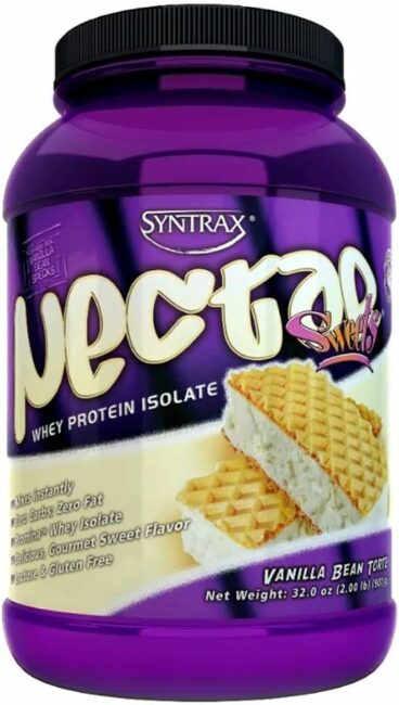 Whey protein isolado da Syntrax. Fonte da imagem: Amazon