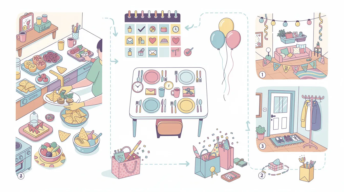 Top Tips on How to Plan and Organize a Play Party: Essentials for Success 4 - Consent Culture A checklist and preparations being made for a party, ensuring everything is ready for guests.