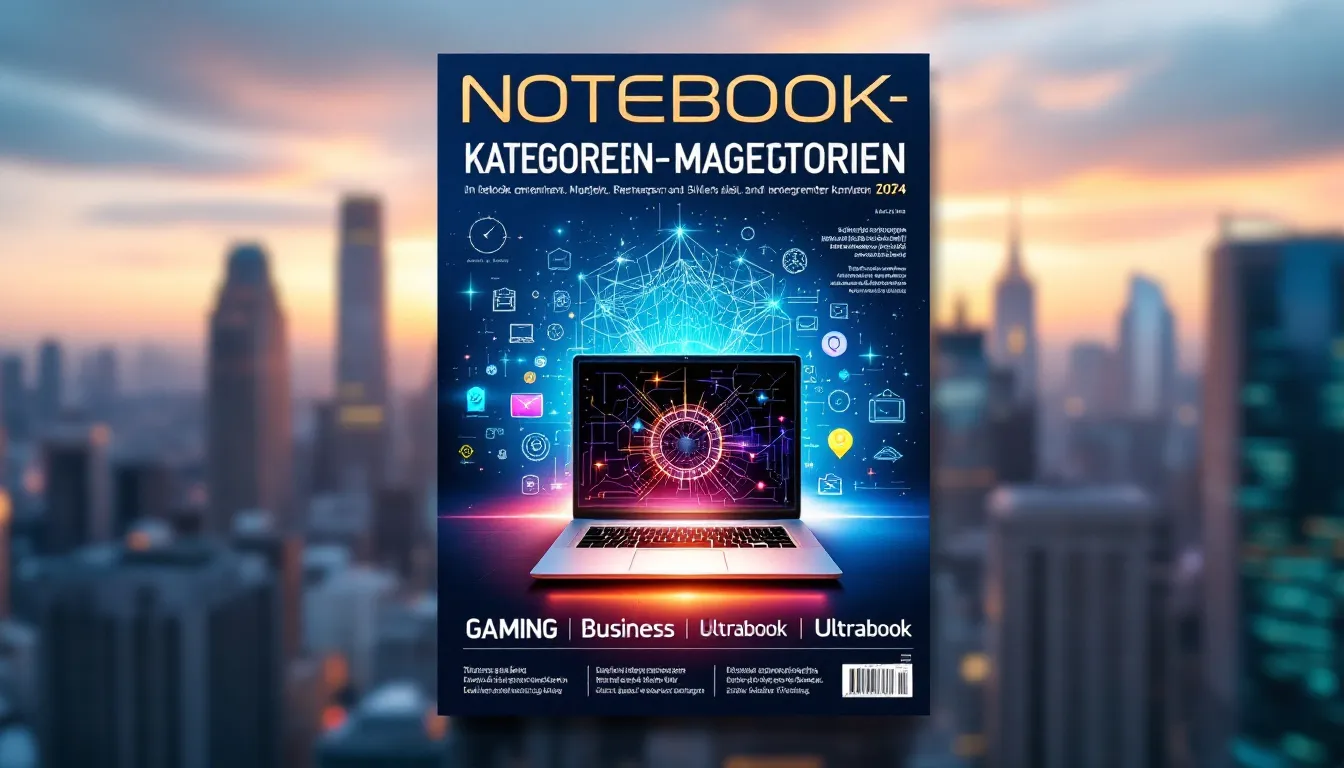 Notebook-Kategorien 2024: Eine Übersicht über verschiedene Laptop-Typen.