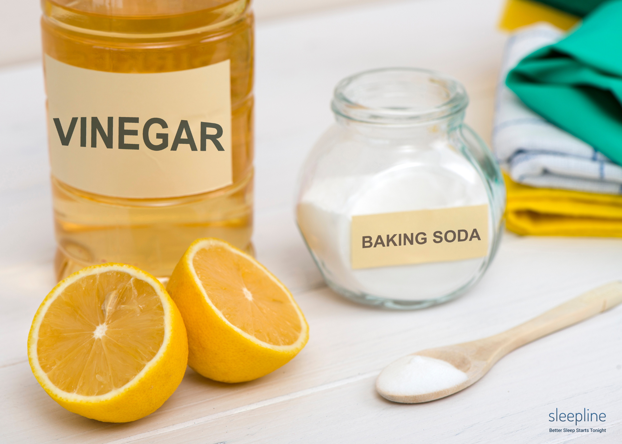 Vinegar and baking soda