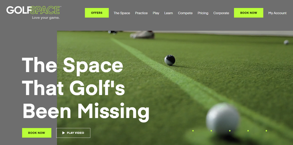 Página de GolfSpace