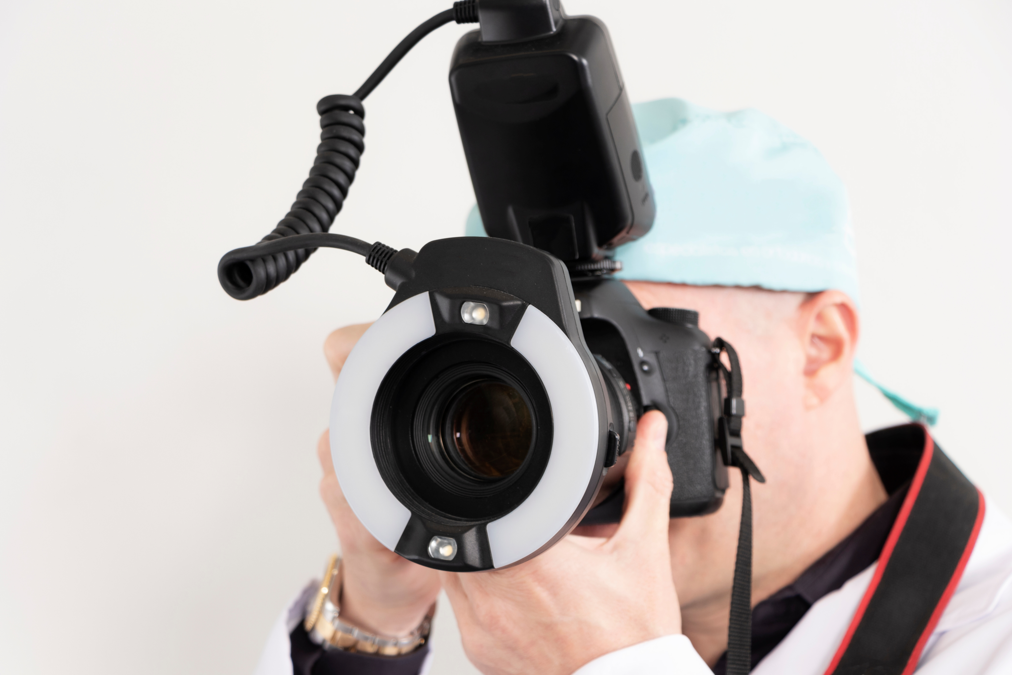 Macro and Dental Photography SLR DSLR Camera Twin Flash Bracket | Godox  Flash and Trigger for Dentist
