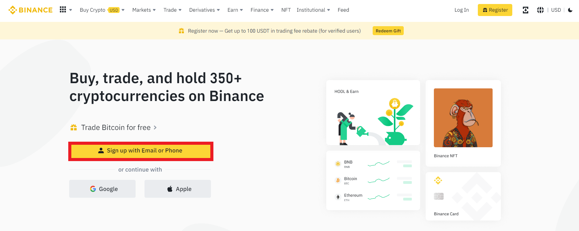 Binance exchange