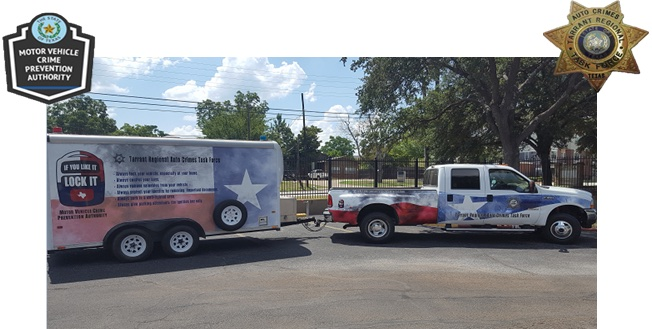Tarrant Country Texas Auto Crimes Task Force Trailer and Truck Photo@https://www.tarrantcounty.com/en/sheriff/operations-bureau/criminal-investigations/auto-crimes-task-force.html