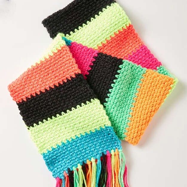 Free Mood Scarf Crochet Pattern