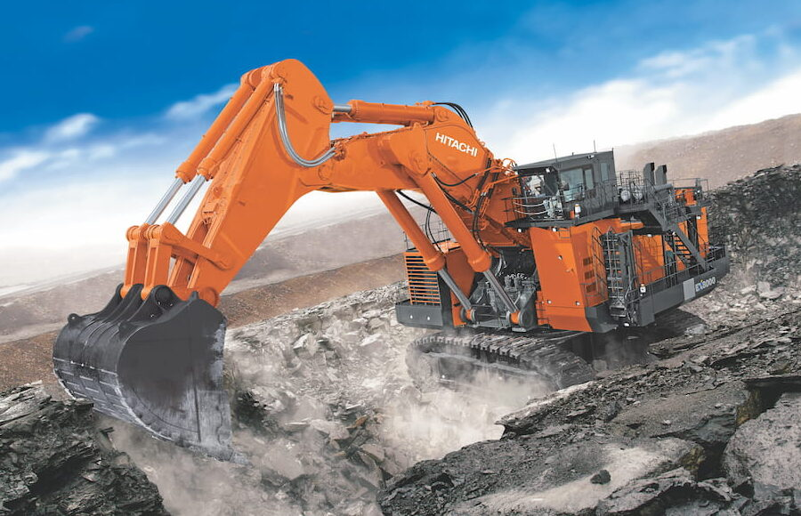 compact size or full size excavators at Hitachi