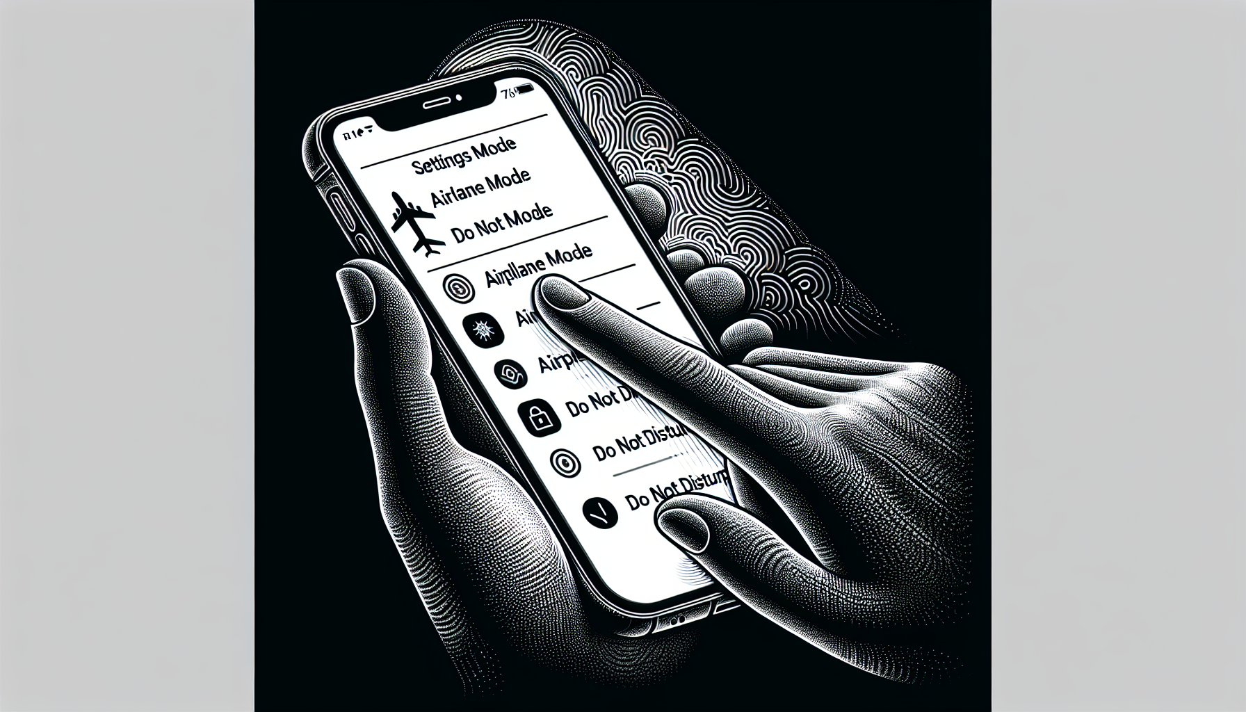 Checking Airplane Mode and Do Not Disturb settings on iPhone