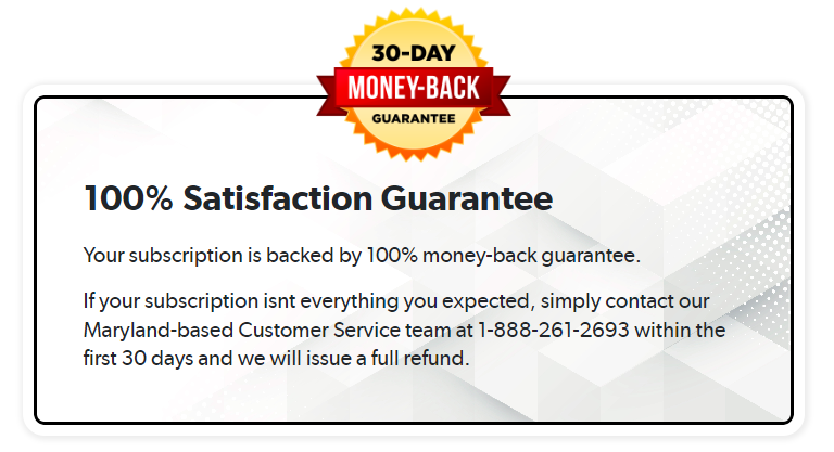 Satisfaction Guarantee