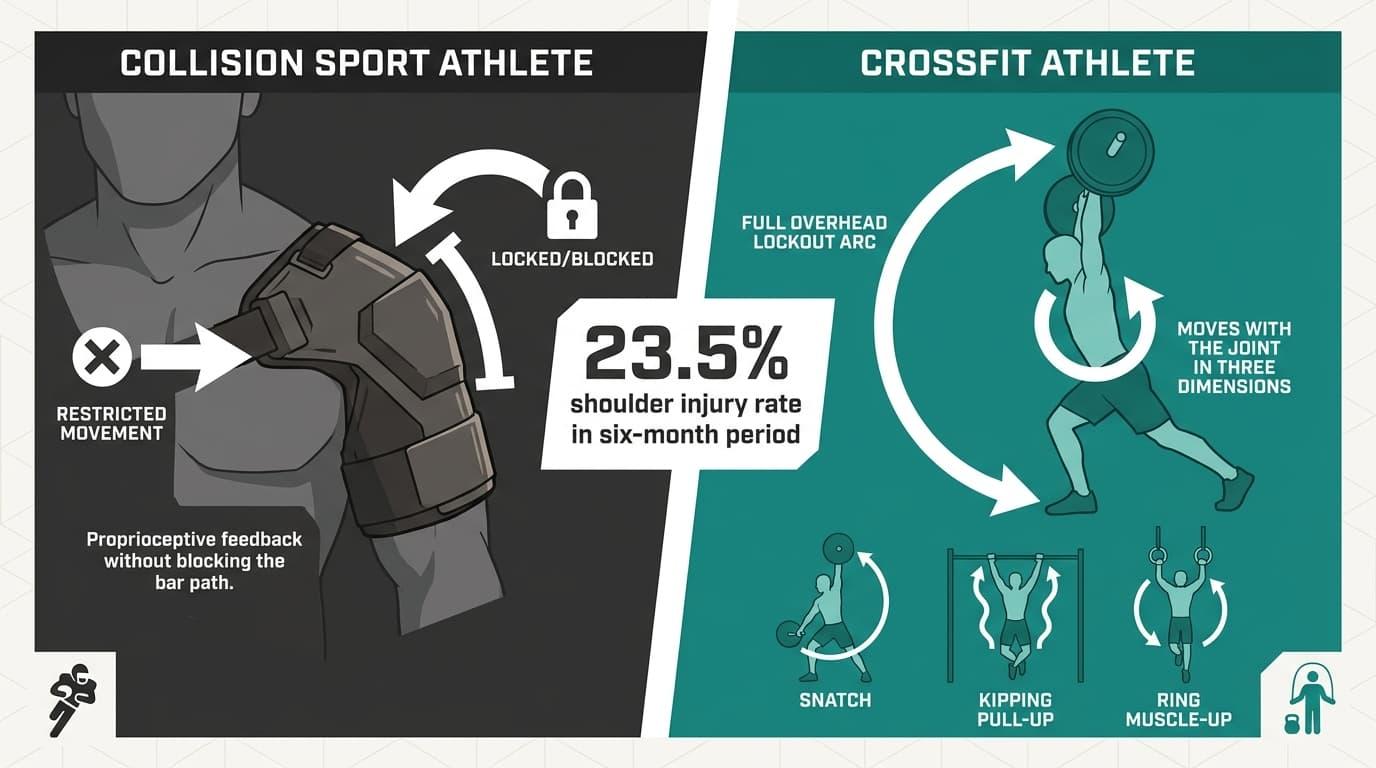 Why Shoulder Brace Choice Matters More in CrossFit Than Any Other Sport