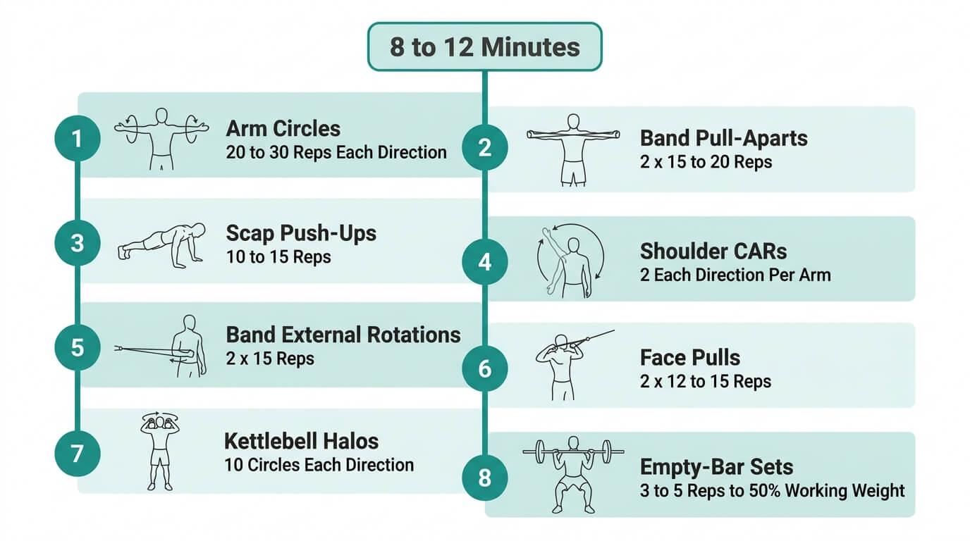 Pre-Overhead Press Warm-Up Sequence