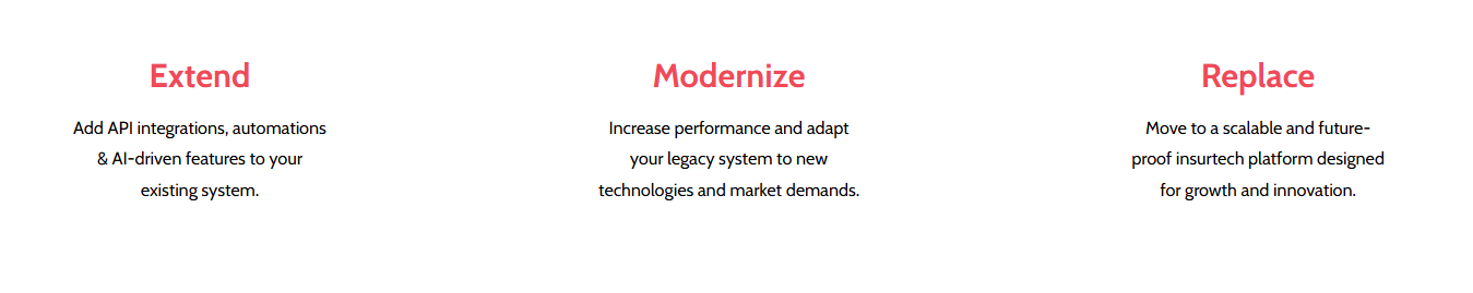 insurance legacy system transformation