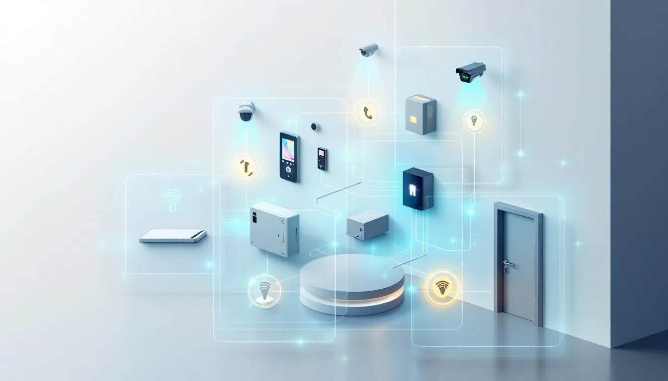 Integration of smart building management systems with access control.