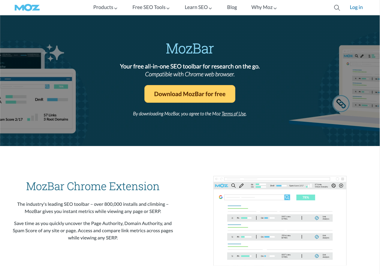 Source: https://moz.com/products/pro/seo-toolbar