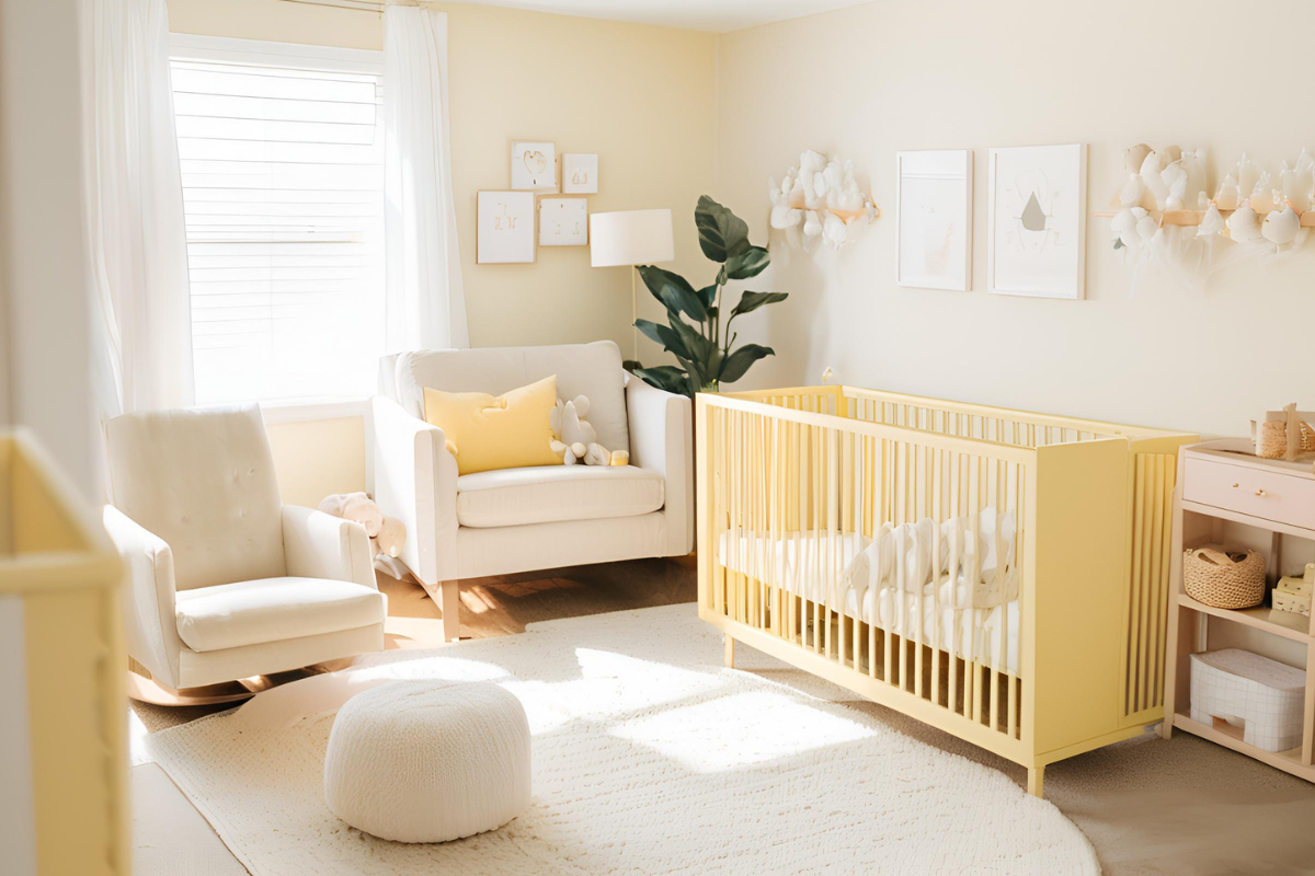 Modern gender-neutral nursery themes by Poppyseed Play