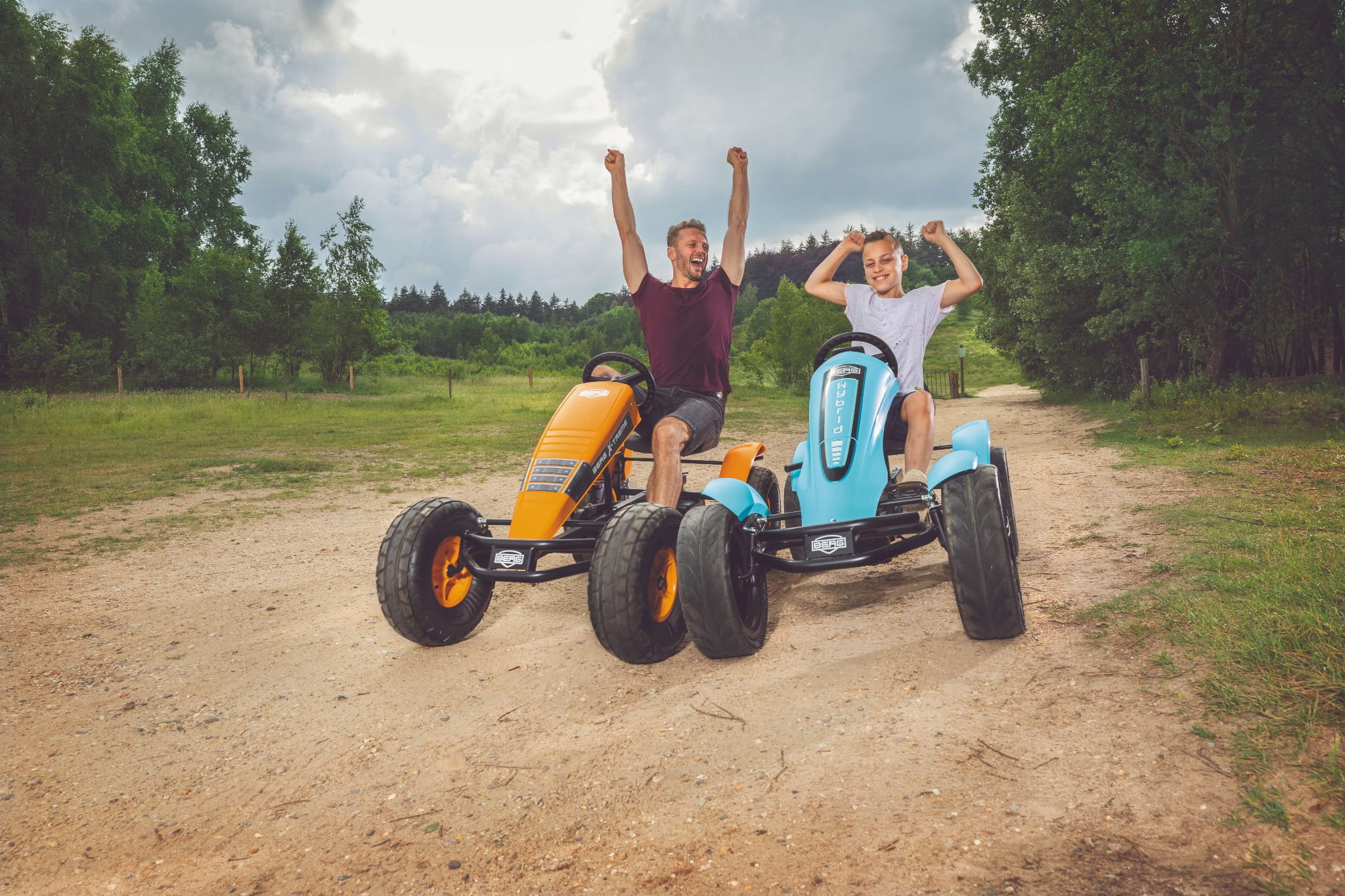 Gokart na pedały dla dorosłych