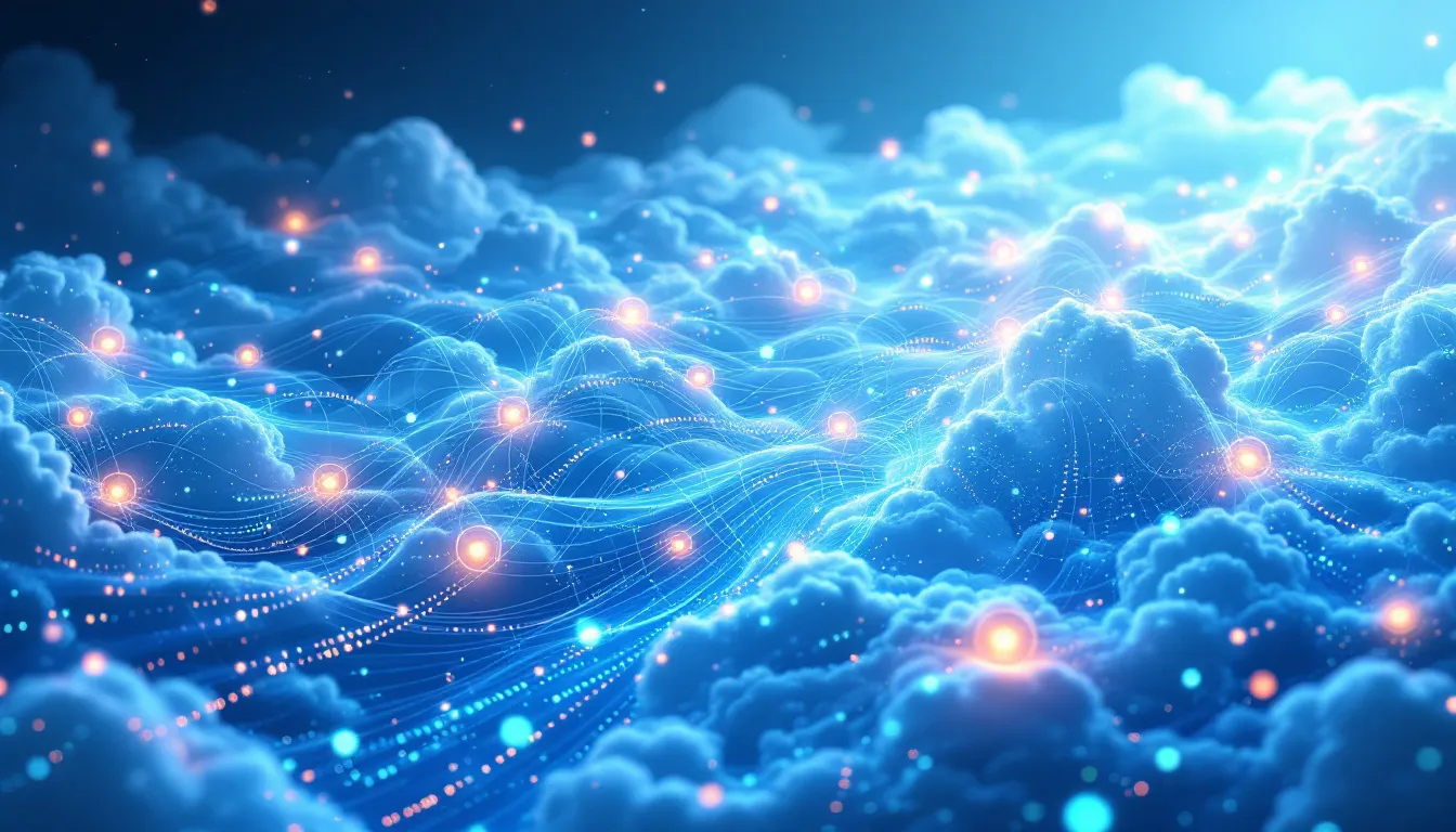 In this image, a cloud-based data lake architecture is depicted, showcasing a centralized repository designed to store massive amounts of both structured and unstructured data from multiple sources. It highlights the integration of data virtualization solutions that empower data teams to analyze data efficiently while ensuring data security and access across disparate systems.