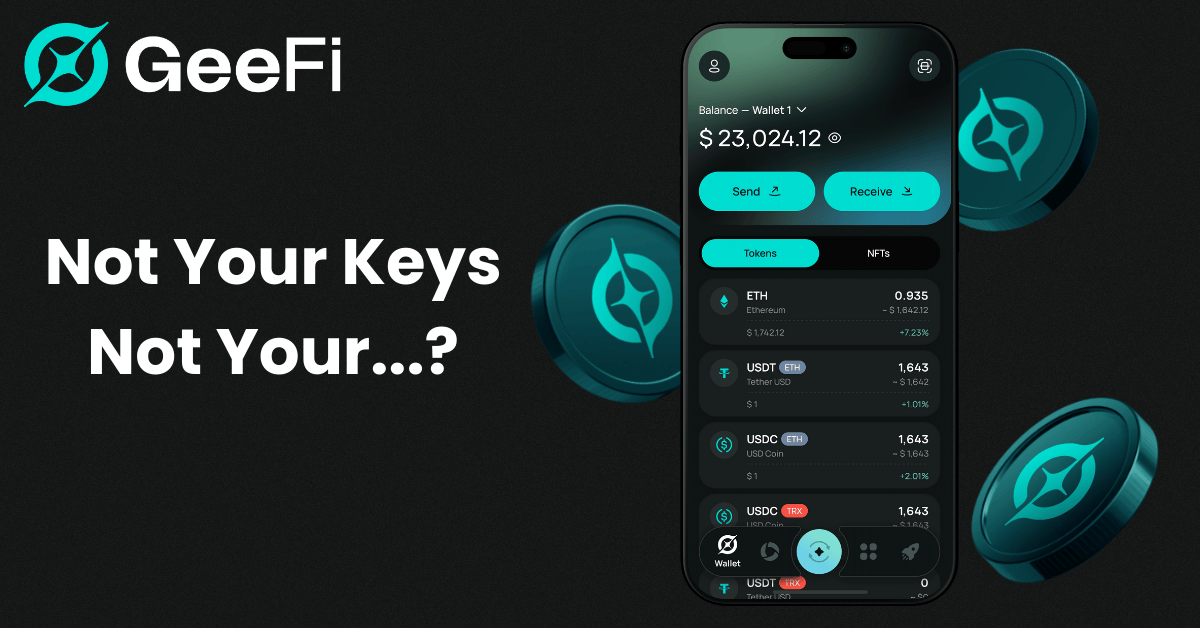 If you don't hold your private keys, you don't really own your crypto