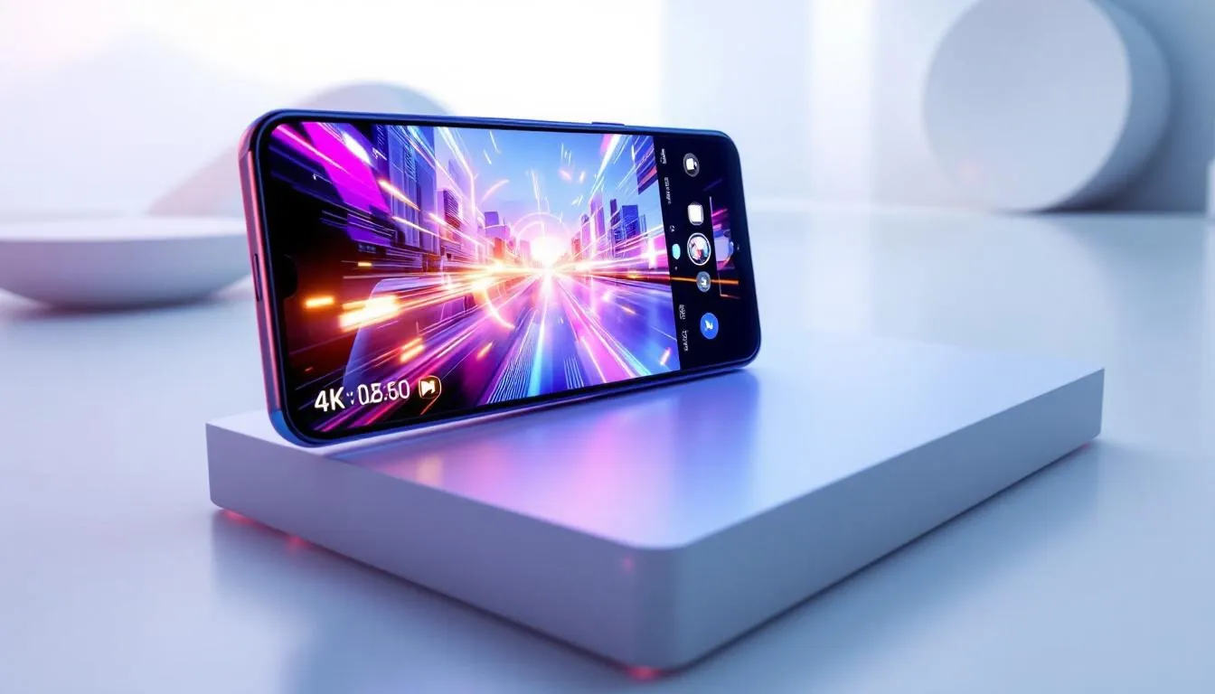 Préparer votre smartphone pour filmer en 4K avec un smartphone haut de gamme.