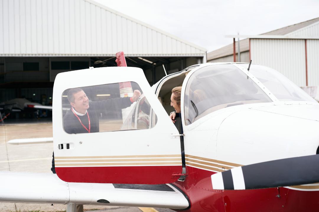 private pilot class ground school and flight training