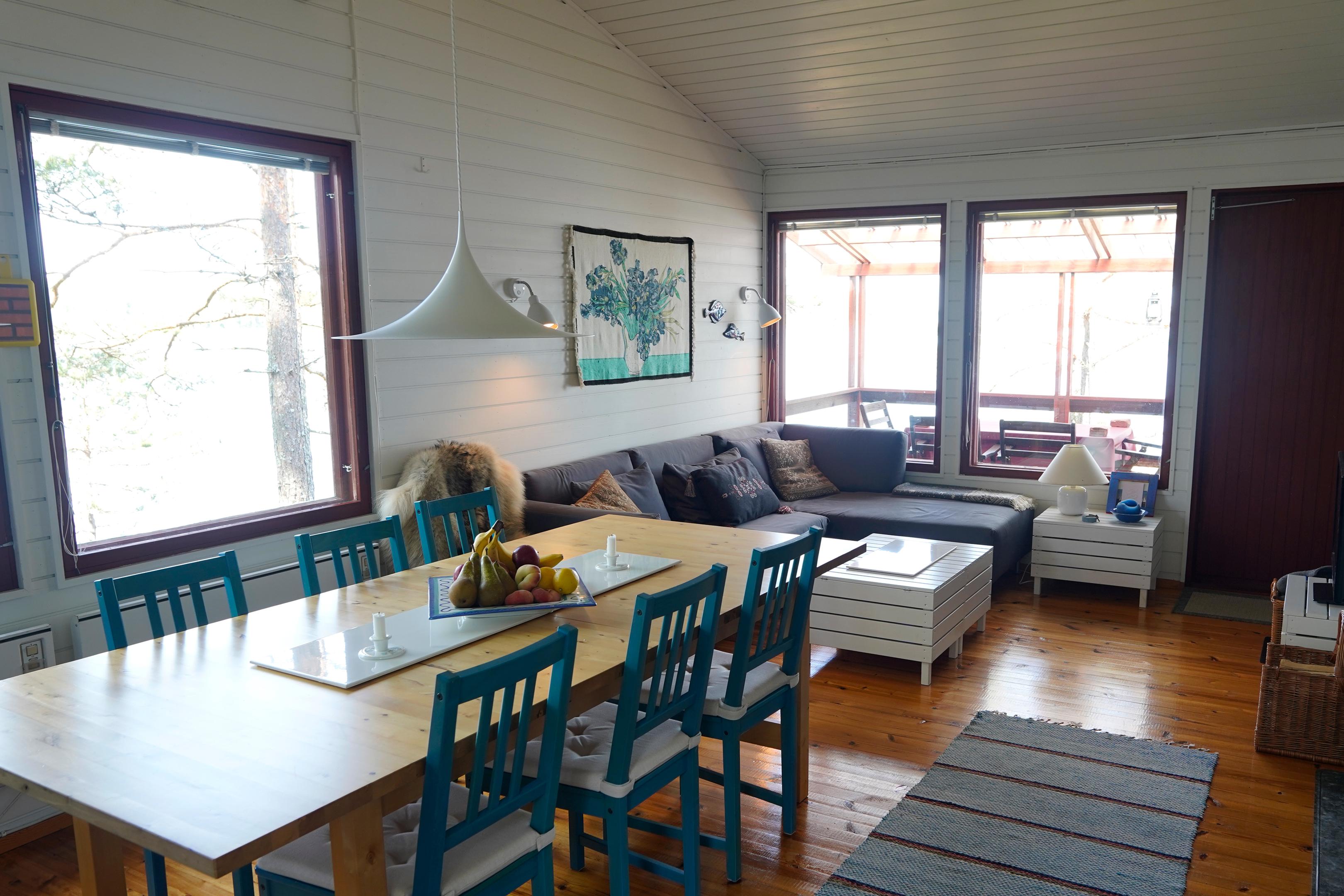 Mökin tiloissa haluttiin säilyttää historia ja merellinen henki.