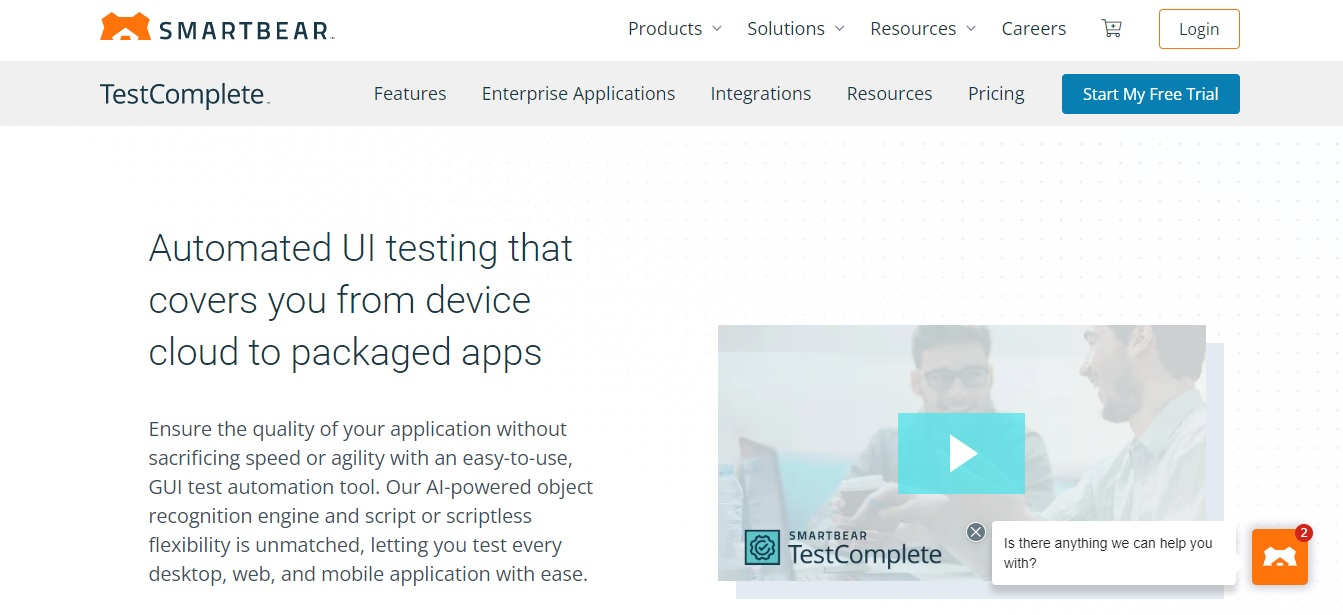 TestComplete - List of Best Automated Test Tools