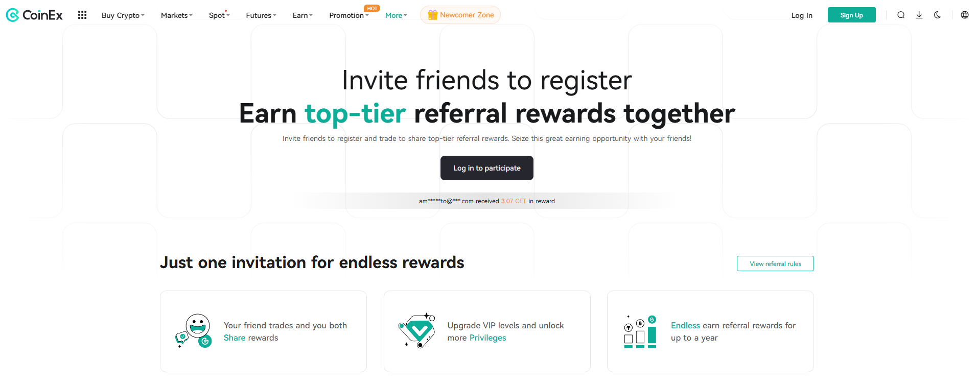 CoinEx Referral Program