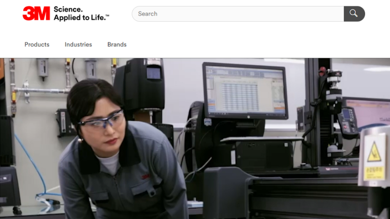 3M Company website homepage