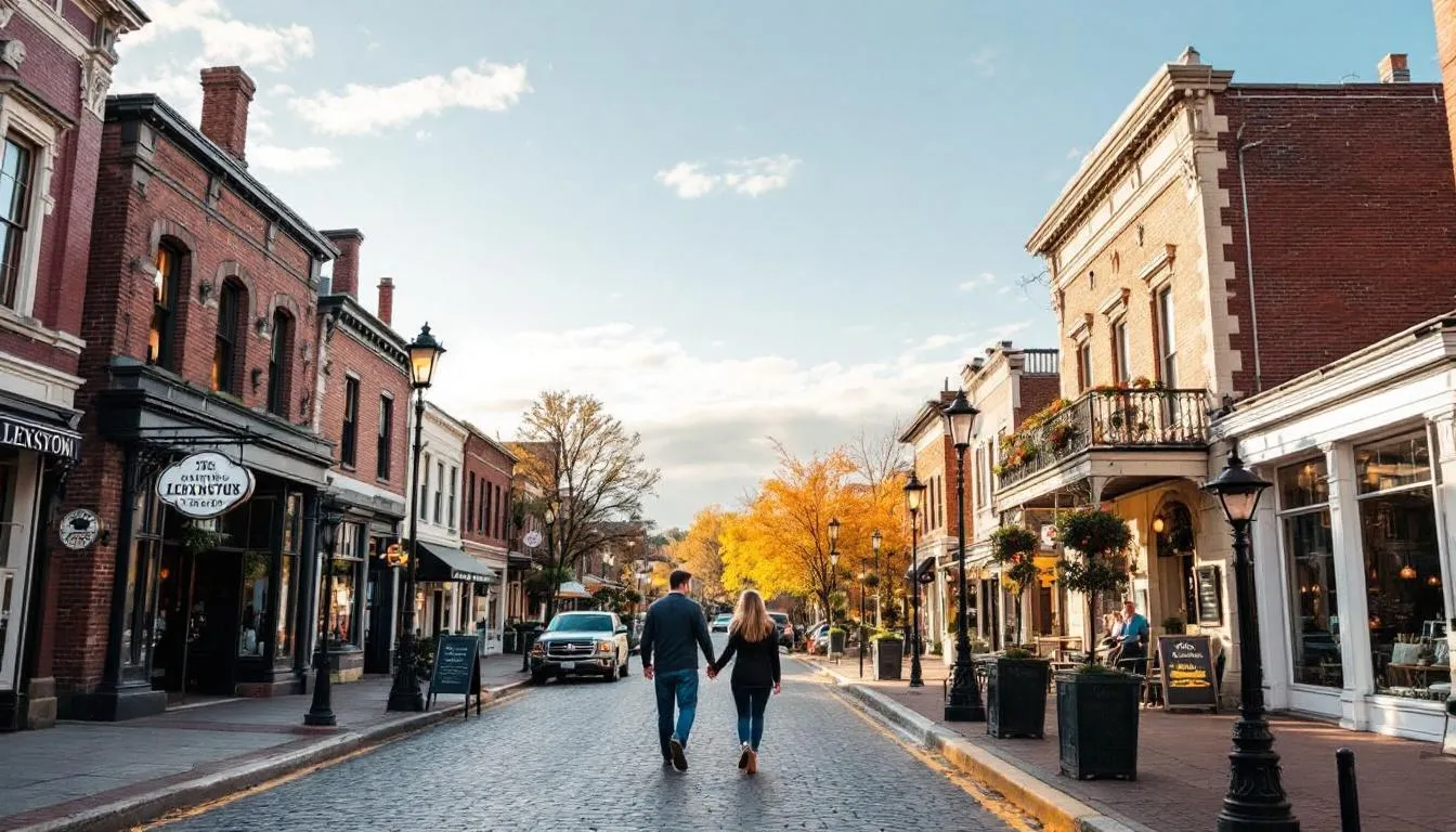 Lexington, KY, is an ideal destination for romantic getaways, featuring luxurious hotels like the Campbell House and various charming accommodations in downtown Lexington. Visitors can enjoy the contemporary southern lifestyle, unwind in beautifully designed rooms with natural light, and explore local dining options, making it a perfect retreat for couples.