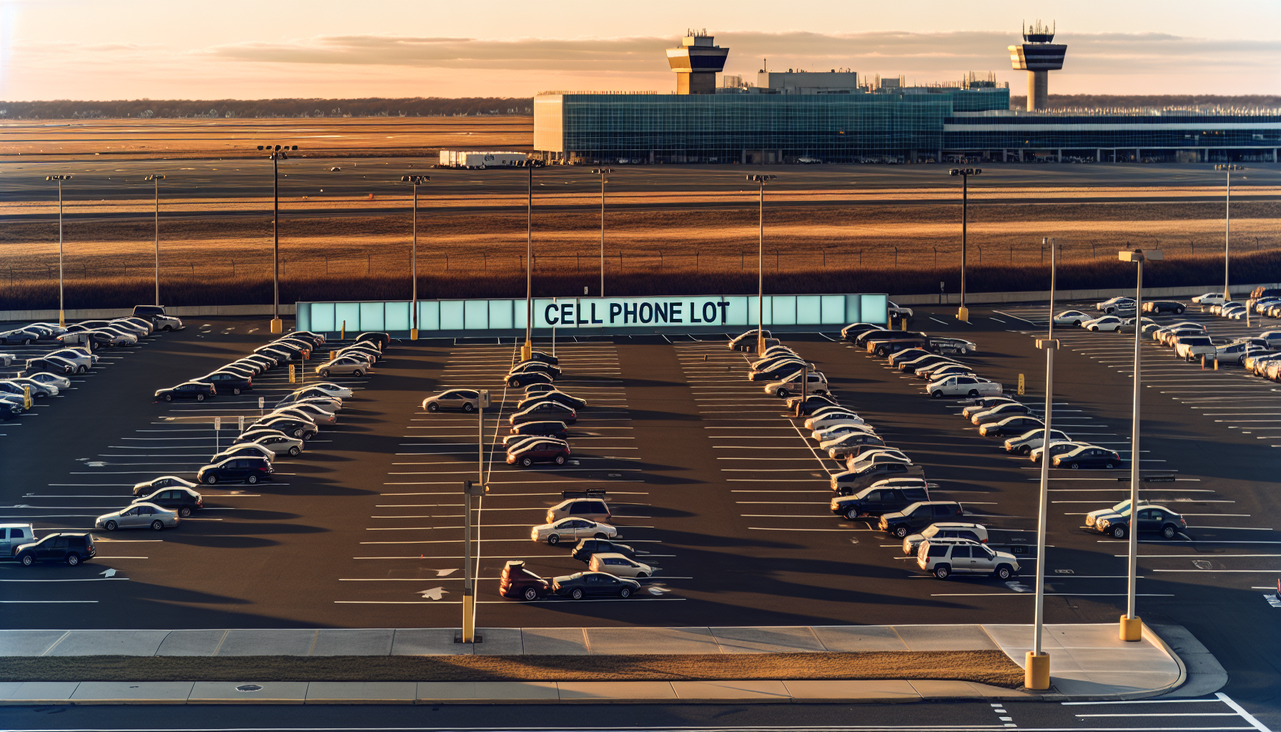 Free Newark Airport Parking at the Cell Phone Lot