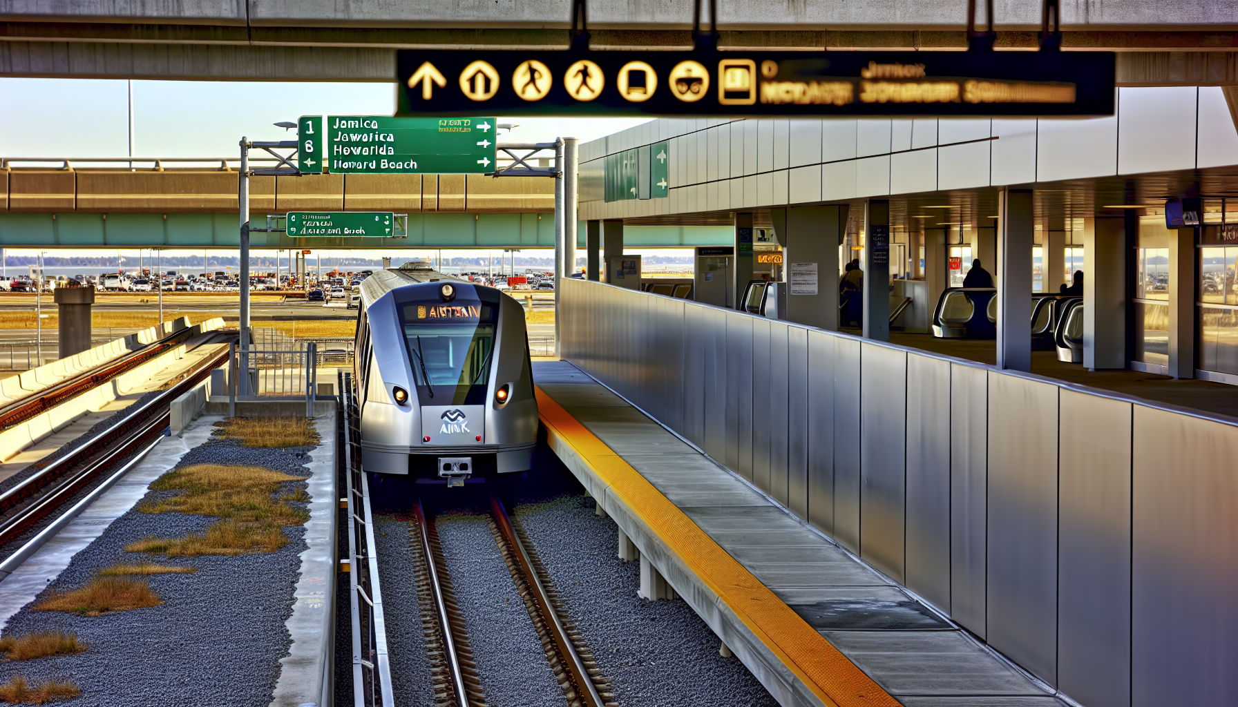 JFK AirTrain inter-terminal transport