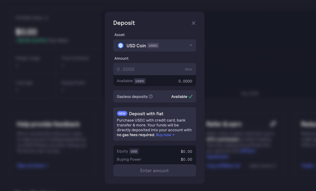 Step 6: Confirm Deposits and Start Trading on dydx