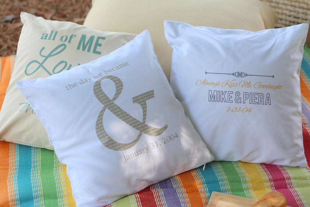 custom pillows