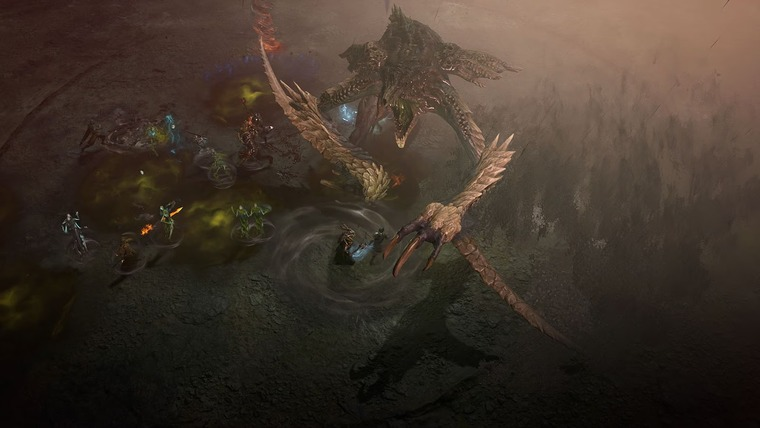 The loot grind begins anew with sinister dungeons and demoniac world bosses. (Image Source: Diablo4.Blizzard.com)