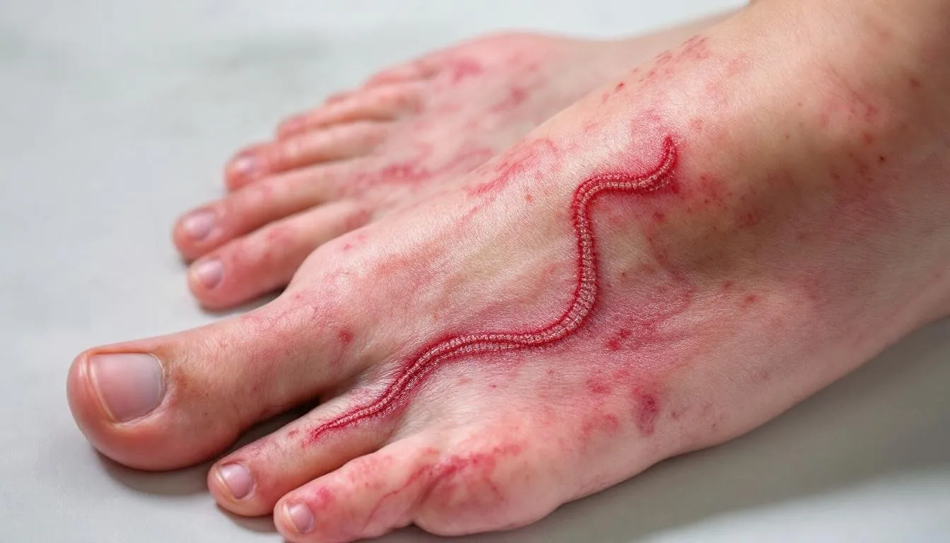 A close-up image of a person