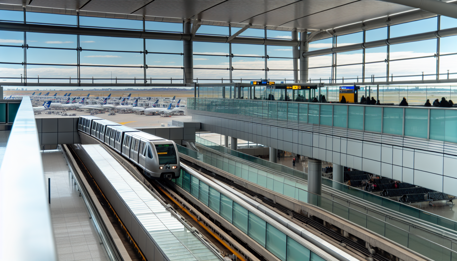 AirTrain at JFK for terminal transfers