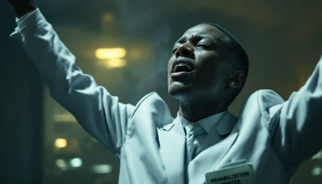 A person celebrating their rehab completion and its positive effects on life.