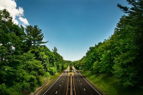 The Merritt Parkway is one of the best parts of a Boston to New York road trip