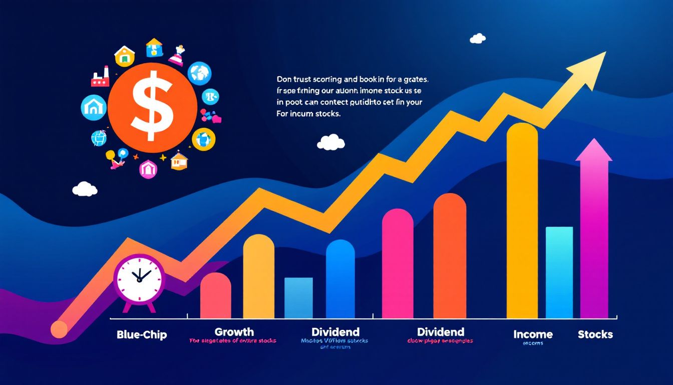 Income stocks providing dividend payments.