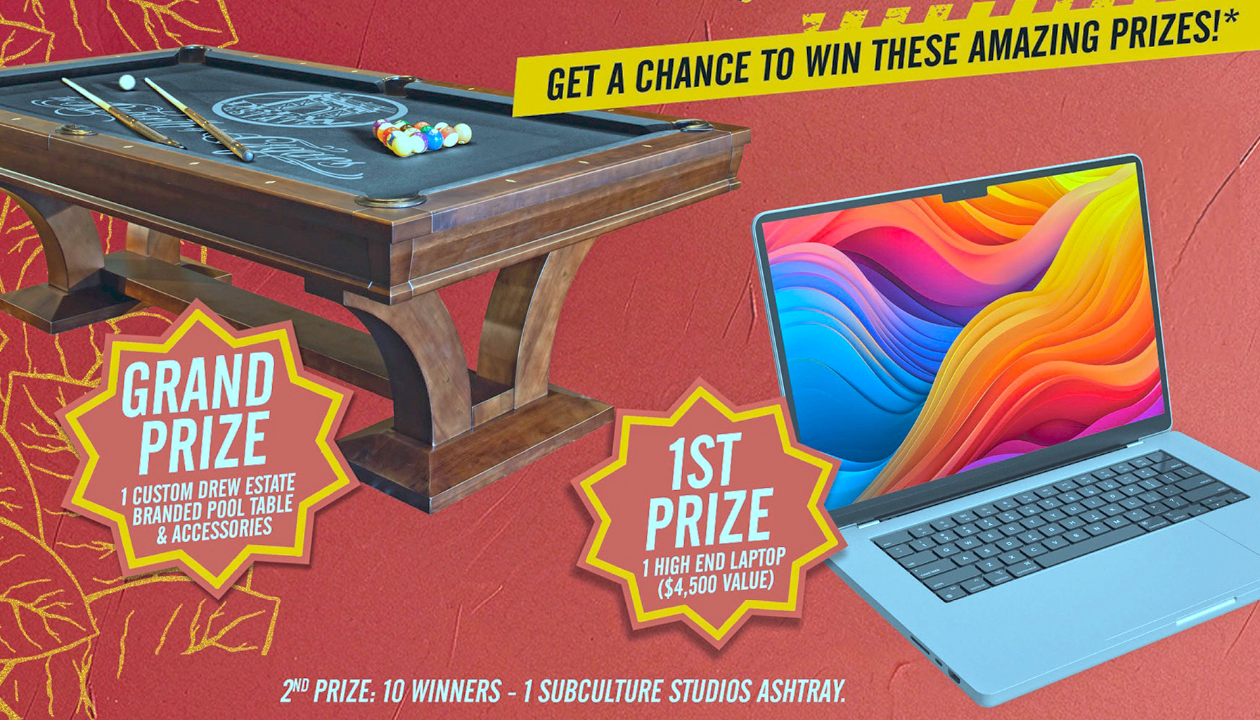 Get the Chance to win these amazing prizes