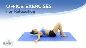 Supine Pectoral Stretch With Thoracic Extension | Office Exercises For Relaxation - YouTube