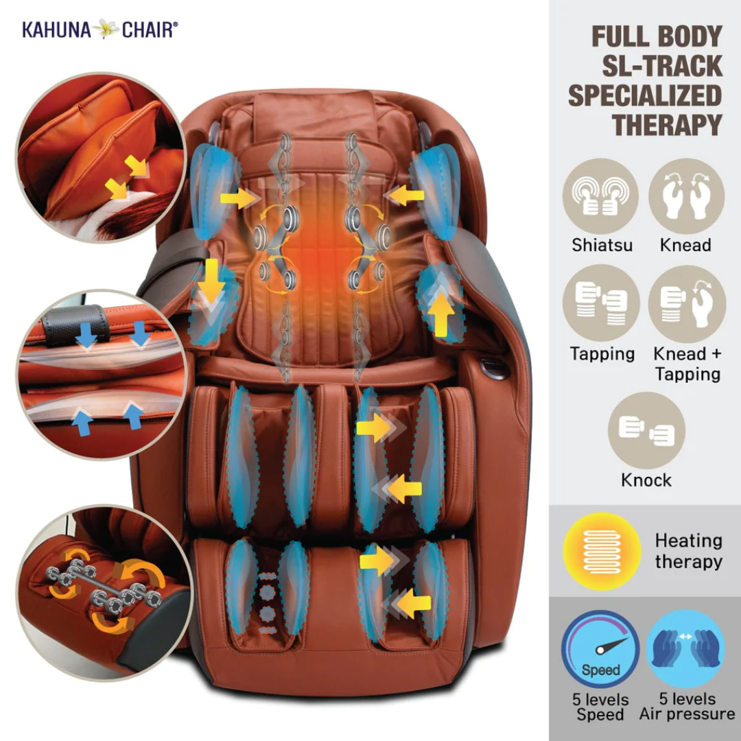 Choosing Your Perfect Kahuna Chair — Step 3: Identify Your Massage Needs.