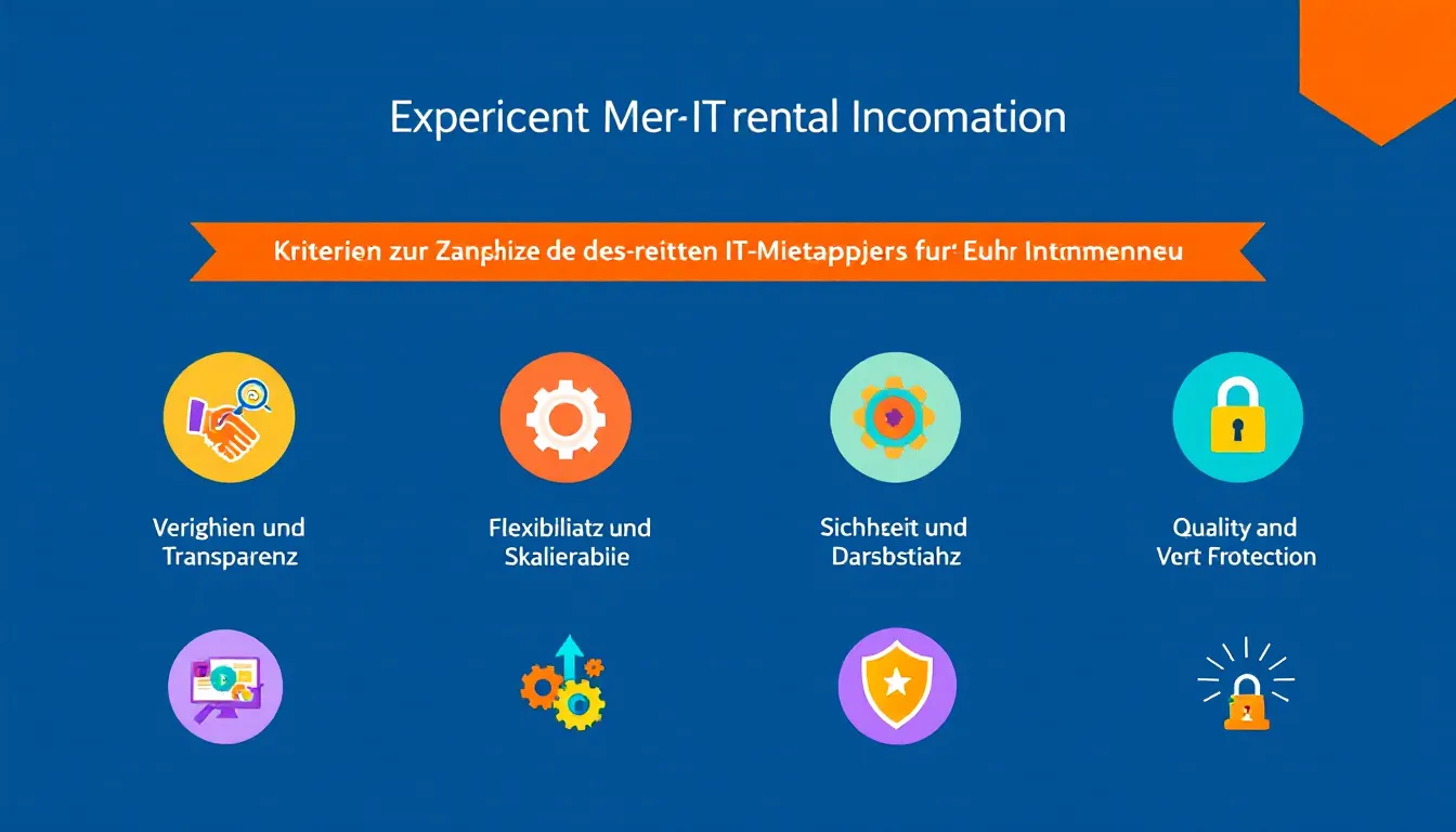 Kriterien zur Auswahl des richtigen IT-Mietanbieters für Ihr Unternehmen.