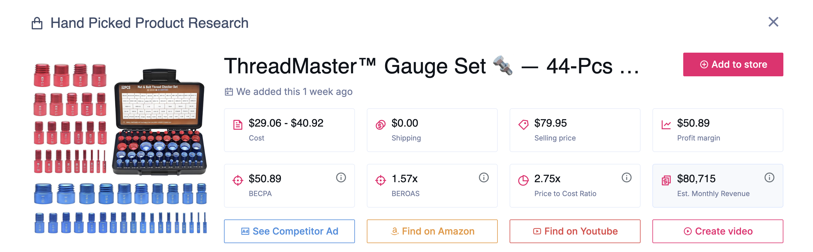 ThreadMaster Gauge Set