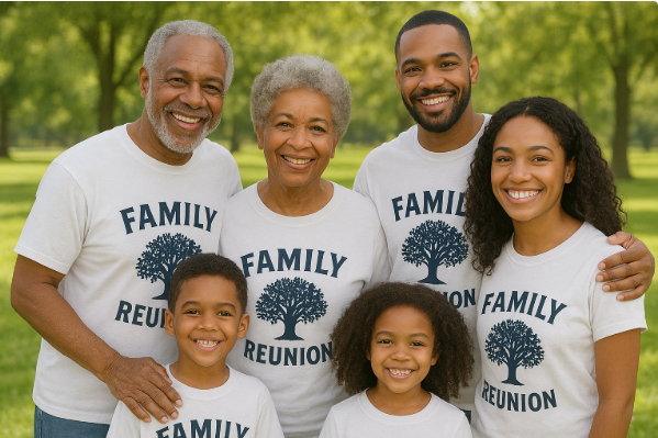 custom family reunion shirts