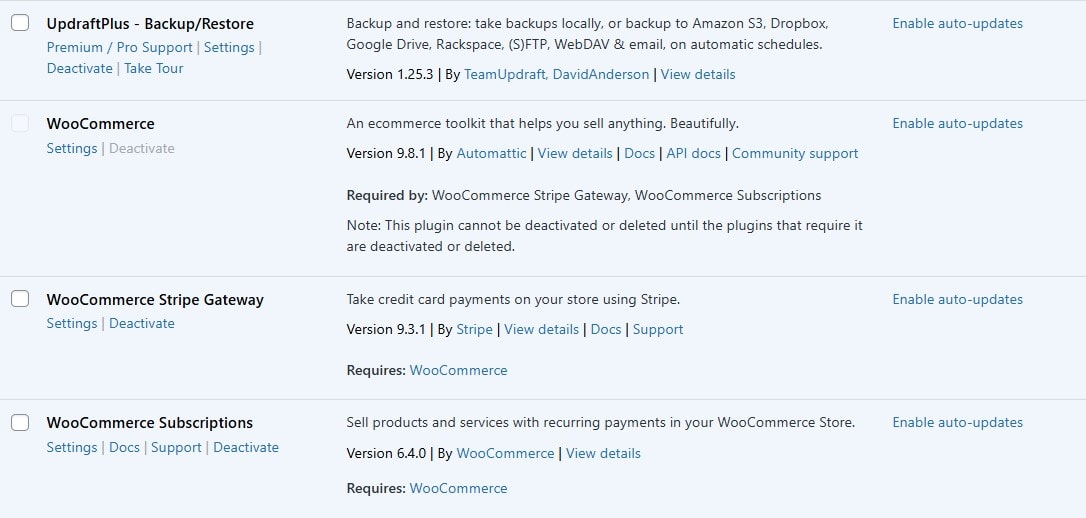 WordPress Plugins