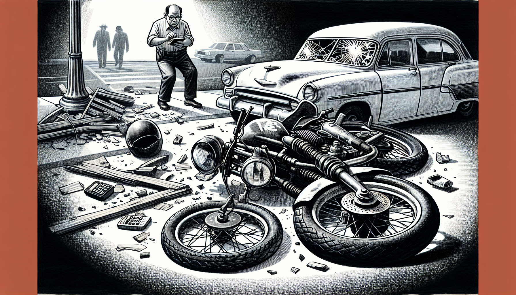 Assessing property damage and loss after a motorcycle accident