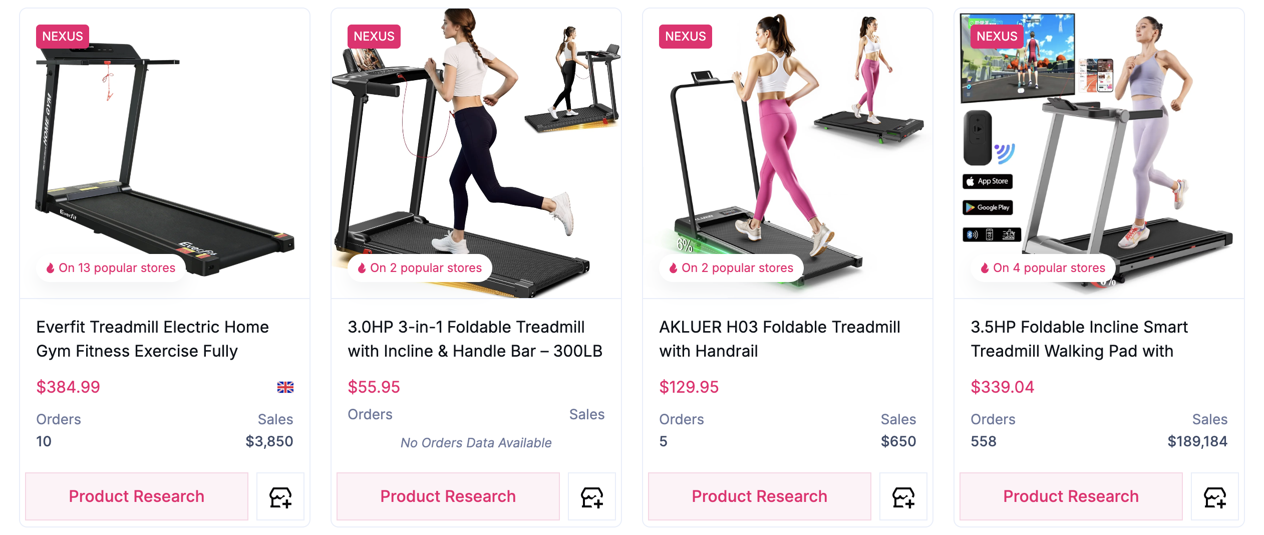 dropship fitness products - foldable treadmils