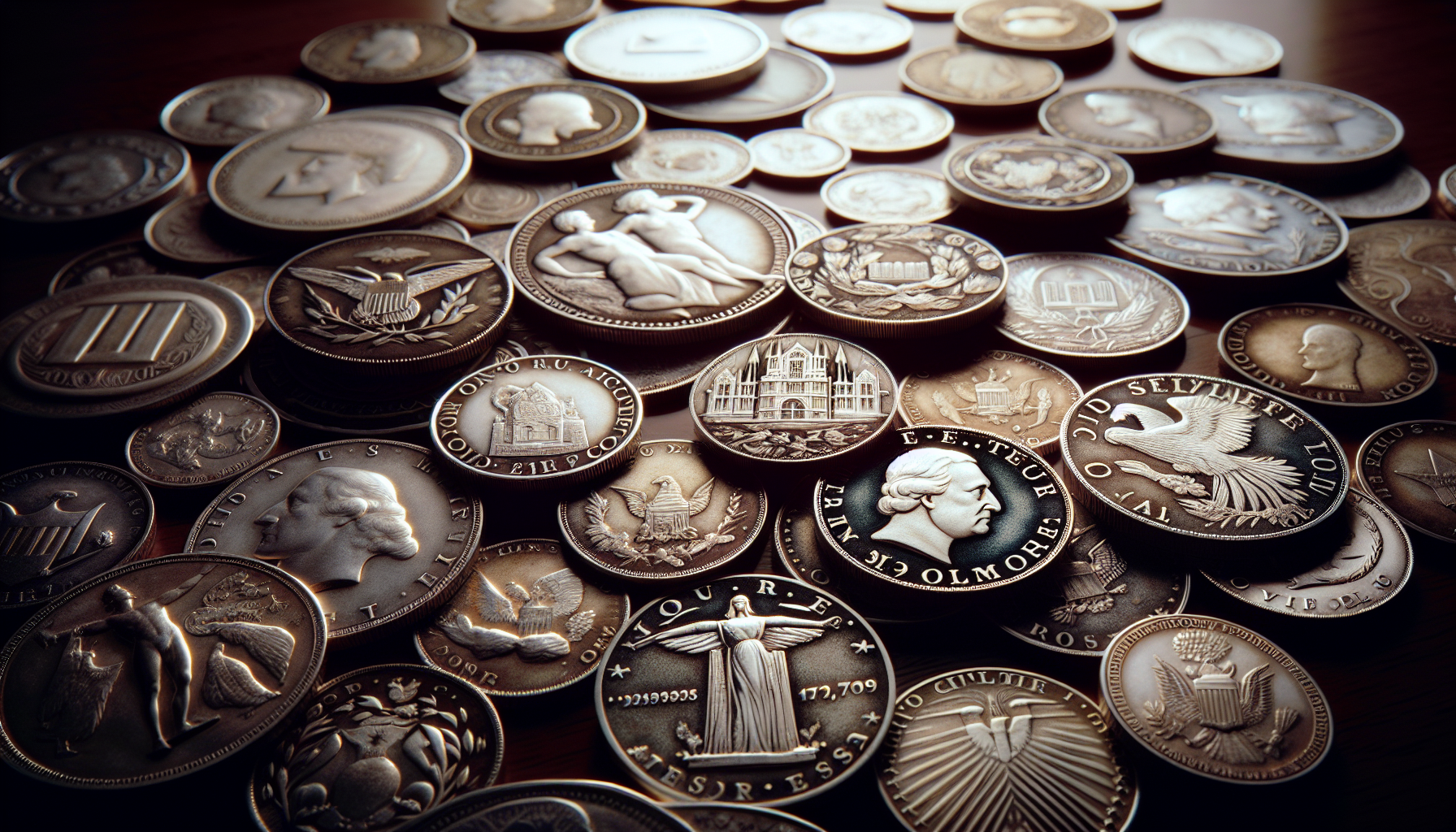 Silver coins collection